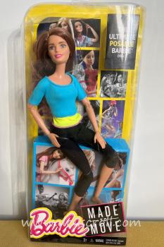 Mattel - Barbie - Made to Move - Blue Top - Doll